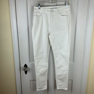 LOFT The Skinny Jeans White Denim Size 4/27 New NWOT Sale!